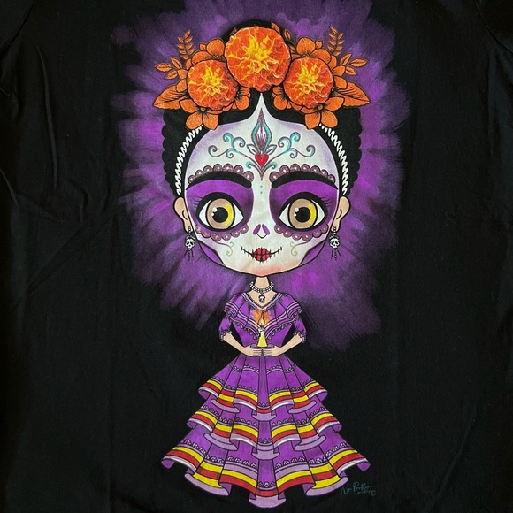 Dia de los Muertos Frida Shirt - Picture 1 of 4